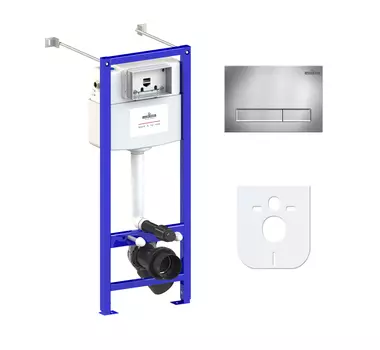 Комплект инсталляции для подвесного унитаза 4 в 1 Lavinia Boho Relfix, 77020014