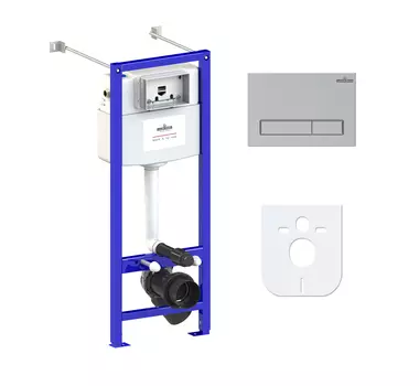 Комплект инсталляции для подвесного унитаза 4 в 1 Lavinia Boho Relfix, 77020015