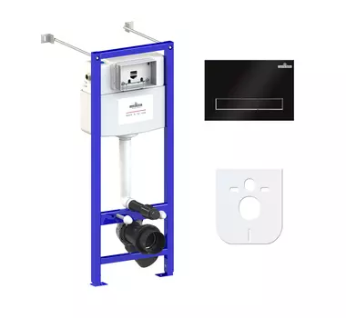 Комплект инсталляции для подвесного унитаза 4 в 1 Lavinia Boho Relfix, 77020016