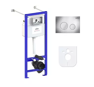 Комплект инсталляции для подвесного унитаза 4 в 1 Lavinia Boho Relfix, 77020018