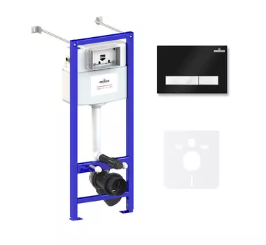 Комплект инсталляции для подвесного унитаза 4 в 1 Lavinia Boho Relfix, 77020028