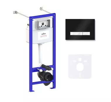 Комплект инсталляции для подвесного унитаза 4 в 1 Lavinia Boho Relfix, 77020031