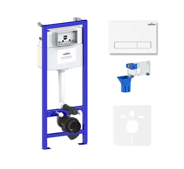 Комплект инсталляции для подвесного унитаза 5 в 1 Lavinia Boho Relfix, 77010030
