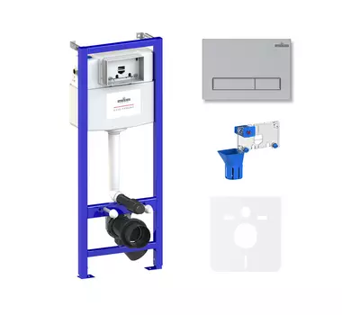 Комплект инсталляции для подвесного унитаза 5 в 1 Lavinia Boho Relfix, 77010032