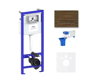 Комплект инсталляции для подвесного унитаза 5 в 1 Lavinia Boho Relfix, 77010042