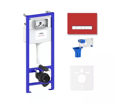 Комплект инсталляции для подвесного унитаза 5 в 1 Lavinia Boho Relfix, 77010043