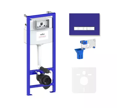 Комплект инсталляции для подвесного унитаза 5 в 1 Lavinia Boho Relfix, 77010044