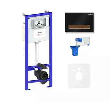 Комплект инсталляции для подвесного унитаза 5 в 1 Lavinia Boho Relfix, 77010046