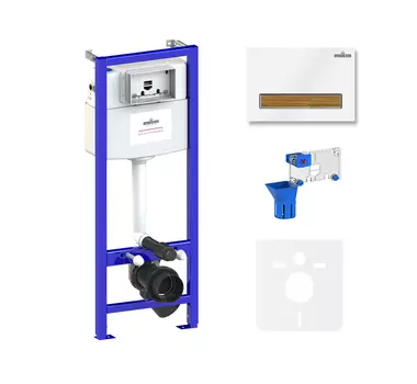 Комплект инсталляции для подвесного унитаза 5 в 1 Lavinia Boho Relfix, 77010047