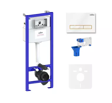 Комплект инсталляции для подвесного унитаза 5 в 1 Lavinia Boho Relfix, 77010052