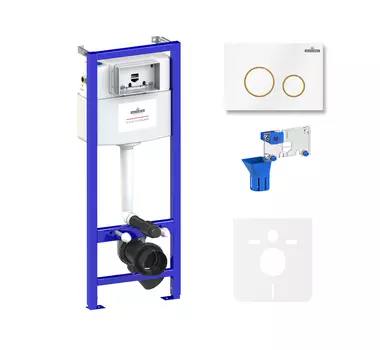 Комплект инсталляции для подвесного унитаза 5 в 1 Lavinia Boho Relfix, 77010054