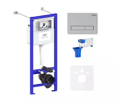 Комплект инсталляции для подвесного унитаза 5 в 1 Lavinia Boho Relfix, 77020044