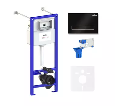 Комплект инсталляции для подвесного унитаза 5 в 1 Lavinia Boho Relfix, 77020045