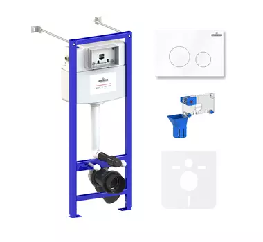 Комплект инсталляции для подвесного унитаза 5 в 1 Lavinia Boho Relfix, 77020046