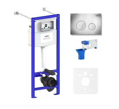 Комплект инсталляции для подвесного унитаза 5 в 1 Lavinia Boho Relfix, 77020047