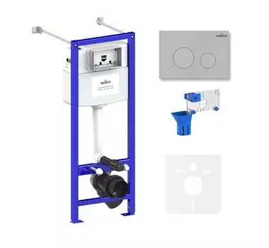 Комплект инсталляции для подвесного унитаза 5 в 1 Lavinia Boho Relfix, 77020048