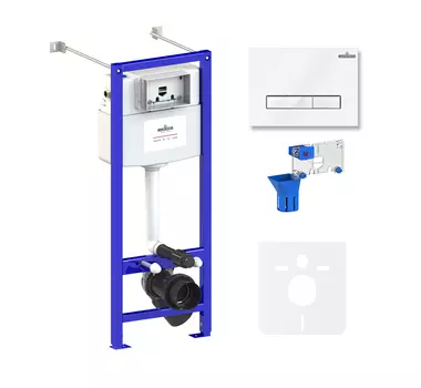 Комплект инсталляции для подвесного унитаза 5 в 1 Lavinia Boho Relfix, 77020050