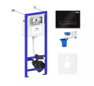 Комплект инсталляции для подвесного унитаза 5 в 1 Lavinia Boho Relfix, 77020051