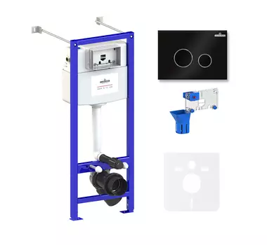 Комплект инсталляции для подвесного унитаза 5 в 1 Lavinia Boho Relfix, 77020053