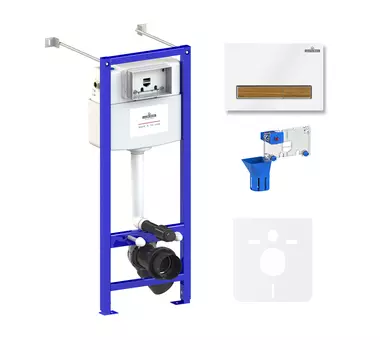 Комплект инсталляции для подвесного унитаза 5 в 1 Lavinia Boho Relfix, 77020059