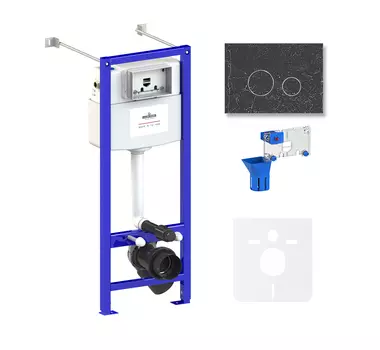 Комплект инсталляции для подвесного унитаза 5 в 1 Lavinia Boho Relfix, 77020068