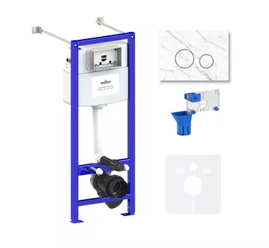 Комплект инсталляции для подвесного унитаза 5 в 1 Lavinia Boho Relfix, 77020070