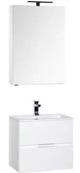 Комплект мебели для ванной Aquanet Алвита 60 белый