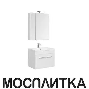 Комплект мебели для ванной Aquanet Августа 75 белый