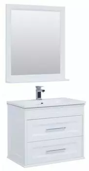 Комплект мебели для ванной Aquanet Бостон М 80 белый