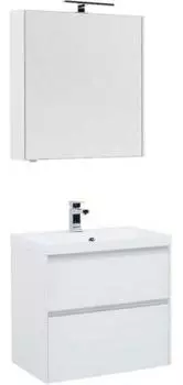 Комплект мебели для ванной Aquanet Гласс 70 белый