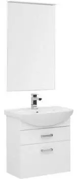 Комплект мебели для ванной Aquanet Ирис 65 2 ящика