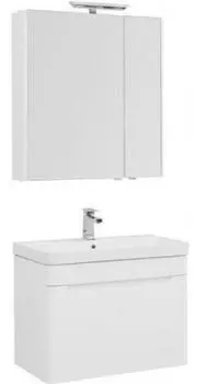 Комплект мебели для ванной Aquanet София 80 белый