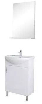 Комплект мебели для ванной Grossman Eco Line ЭКО-52 3 в 1, белый