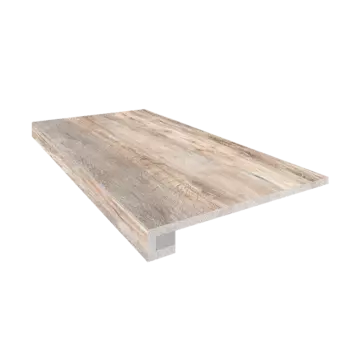 Комплект (Ступень BG00 (33x120) непол. (прямоугол. бортик) без насечек+ Подступенок (14,5x120))