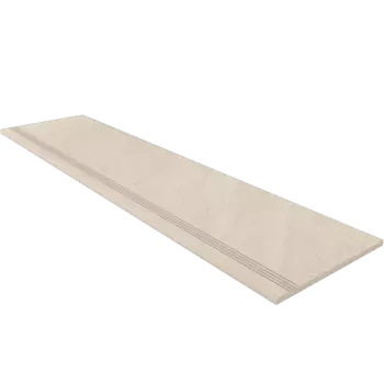 Комплект (Ступень GB01 (33x120) непол. (прямоугол. бортик) + Подступенок (14,5x120))