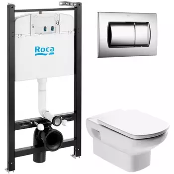 Комплект унитаз с инсталляцией Roca Dama Senso 893104090