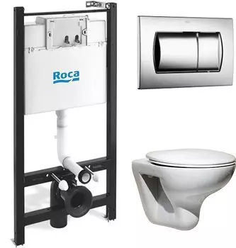 Комплект унитаз с инсталляцией Roca Mateo 893100010