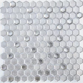 Мозаика Argento grani hexagon 13x23x6