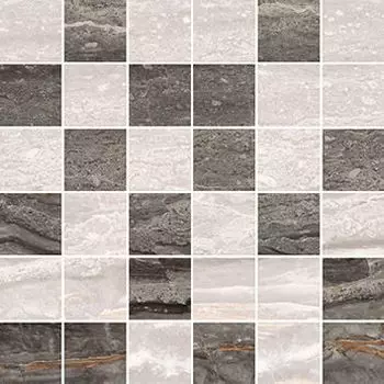 Мозаика Bergamo Теплый Микс 7ЛПР (5*5) 30х30