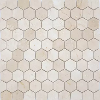 Мозаика Crema Marfil MAT hex 18x30x6