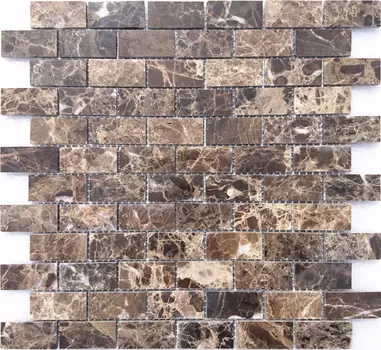 Мозаика Emperador Dark POL 23x48x4
