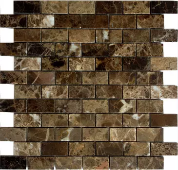 Мозаика Emperador Dark POL 23x48x7