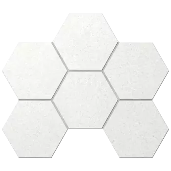 Мозаика LA00 Hexagon 25x28,5 непол.(10 мм)