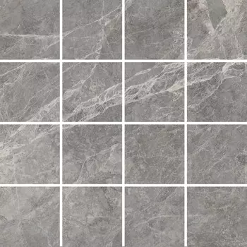 Мозаика Marmostone Темно-серый Матовый 7Рек (7,5х7,5) 30х30