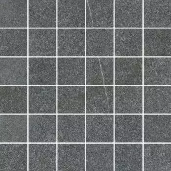 Мозаика Napoli Антрацит R10 7РЕК (5*5) 30х30
