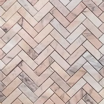 Мозаика Rosa Salmone POL fish 23x73x7