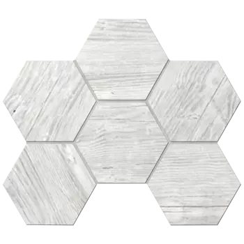 Мозаика TA00 Hexagon 25x28,5 непол.(10 мм)