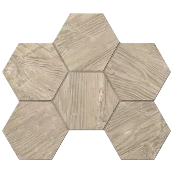 Мозаика TA02 Hexagon 25x28,5 непол.(10 мм)