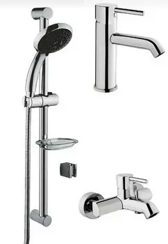 Набор смесителей VitrA Minimax S A49153EXP с душевым гарнитуром