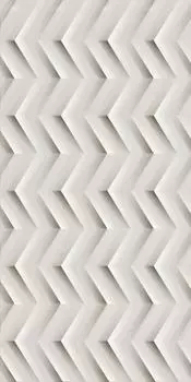 Плитка 3Д Вайт Аква Шеврон Матт 30,5х56